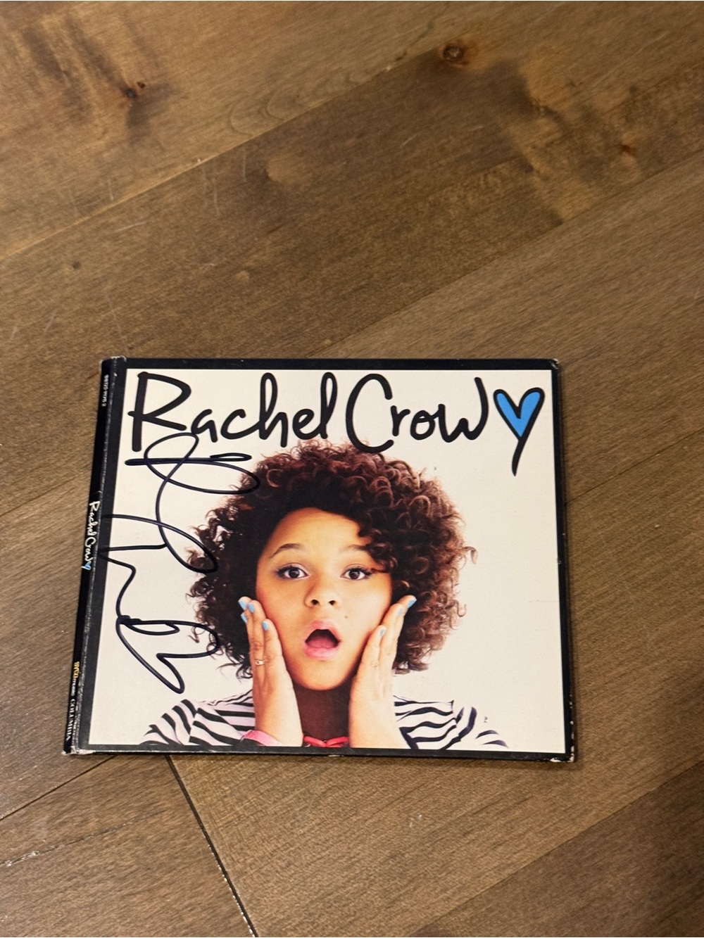Rachel Crow Signed Album CD - White with Blue Accent